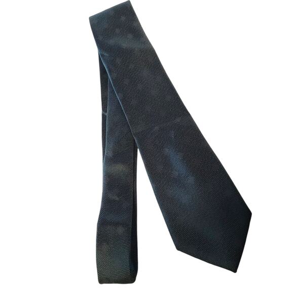 Michael Kors Other - Michael Kors Silk Neck Tie Dark Forrest Green Textured Dots Classic Length 58"